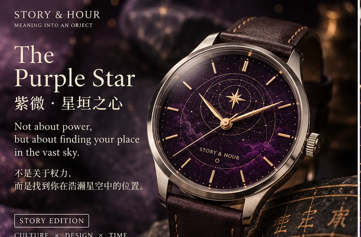 紫微 — complete view of the design under the night sky